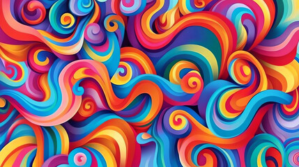 colorful background, AI generated
