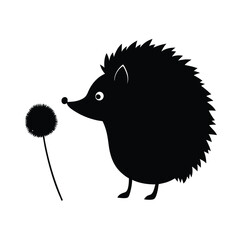 hedgehog vector illustration