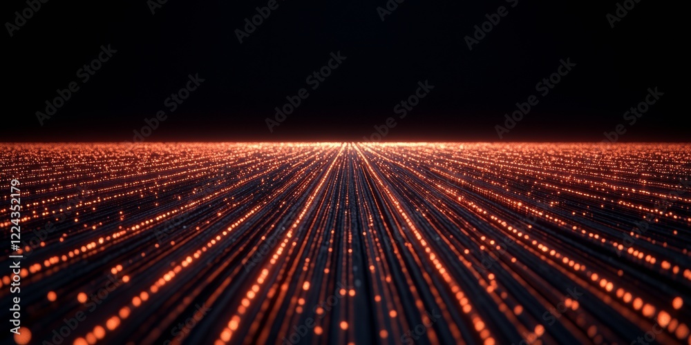 Poster Futuristic LED Grid Harnessing Advanced Materials for Smart Urban Planning - Immersive Tech Solutions in City Infrastructure and Ethical Data Practices