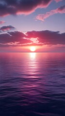 Obraz premium A minimalist gradient blending light mauve into soft lavender.