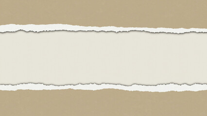Naklejka premium A vector design featuring edges of paper that appear to be realistically torn