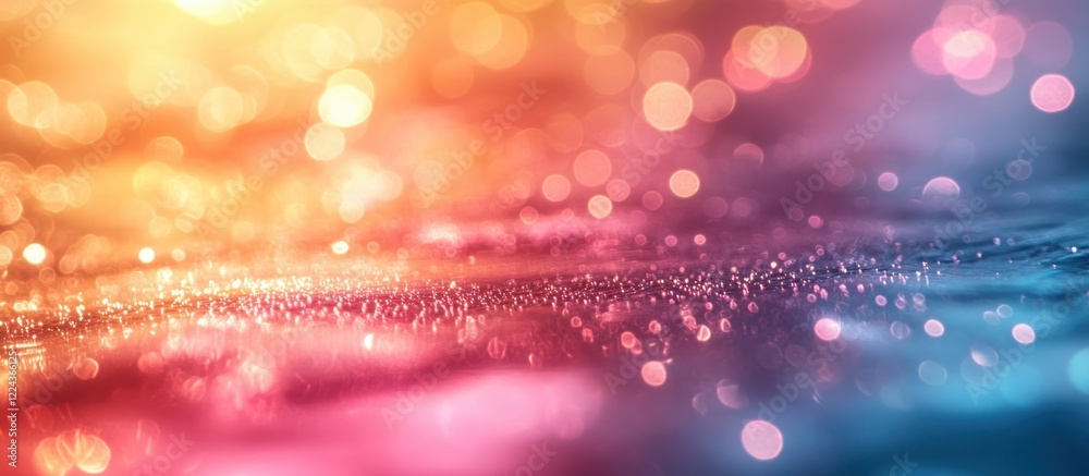 Poster pastel gradient background soft texture warm pink cool yellow abstract design