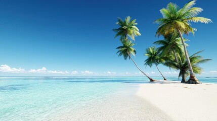 Tranquil Tropical Beach Scene