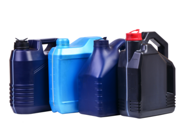 Motor  oil on white background