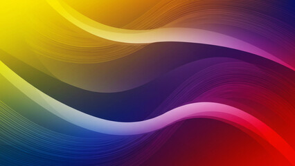 Obraz premium An abstract wave and stripe design that conveys a professional business context