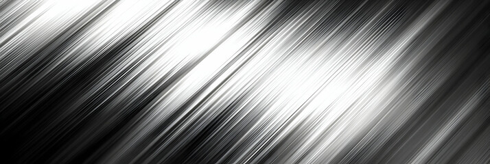 Abstract Black and White Diagonal Lines Background Illustration