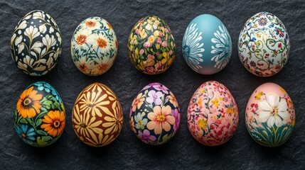 Intricate Easter Egg Collection