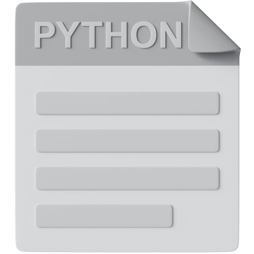 Python 3D Icon