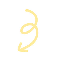 Fototapeta premium Yellow Arrow Direction