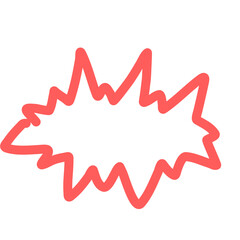 Highlight Red Zig Zag