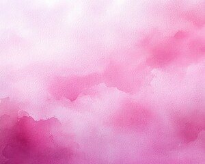 Fototapeta premium Pink Watercolor Abstract Background Soft Gradient Light Texture Artistic Design