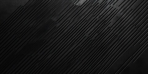Obraz premium Textured Carbon Fiber Background with Black and Grey Diagonal Lines for Industrial and Technological Design