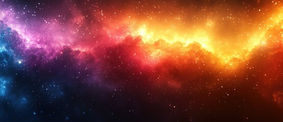 Fototapeta premium Vibrant Abstract Gradient Background Soft Blending Colors Warm Light Calming Aesthetics Impressionist Style