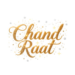 Chand Raat Mubarak text on white background.