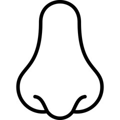 nose line icon
