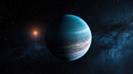 Exoplanet in a Starfield