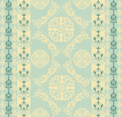 Classic Damask Seamless Pattern - Vector Illustration for Elegant Textile Design