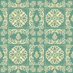 Classic Damask Seamless Pattern - Vector Illustration for Elegant Textile Design