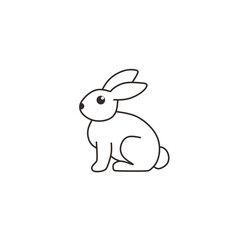 rabbit vector icon