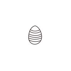 easter egg vector icon