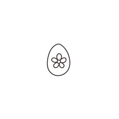 easter egg vector icon