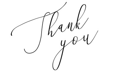 Calligraphic hand lettering of the words 