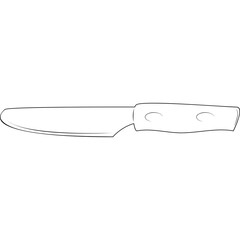 Simple vector icon knife