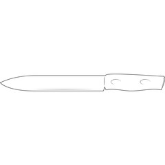 Simple vector icon knife