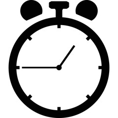 Simple vector icon clock
