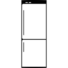 Simple vector icon refrigerator
