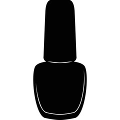 Simple vector icon nail polish
