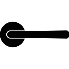 Simple vector icon doorknob