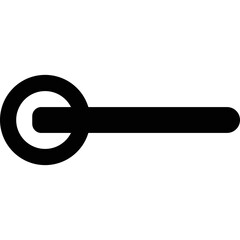 Simple vector icon doorknob
