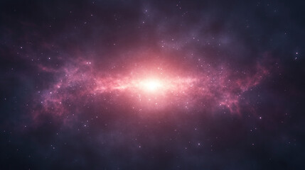 Fototapeta premium Stunning Pink and Purple Galaxy Background