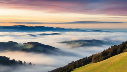 Fototapeta premium sunrise in the mountains