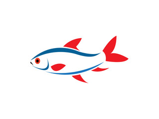Fish or seafood flat icon for food apps and websites.Grouper fish silhouettes vector illustration collection set.Salmon fish silhouette vector art icon isolated on white background.Fish icon black sil