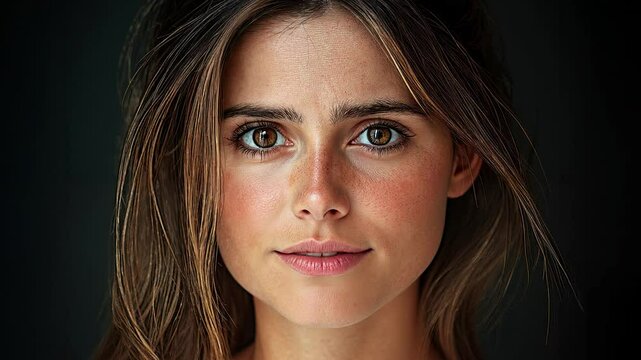 From a young girl to a middle-aged woman to an old woman and back to girl morph footage. Concept of rejuvenation and longevity.