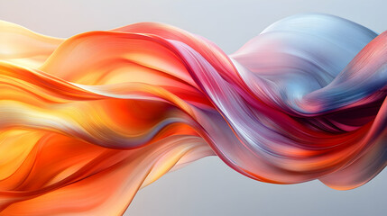 Abstract swirling colors, dynamic flow, light background, design element (1)