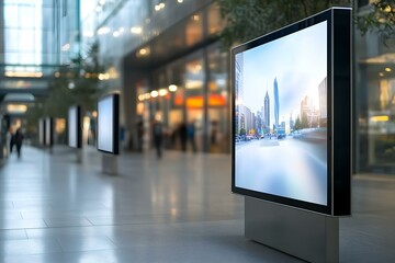 Customizable Digital Signage Screen for Advertising with Modern Display Technology