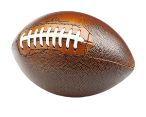 [Transparent Background PNG]Close-up of a Classic American Football
