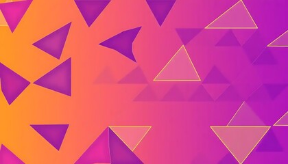 Abstract Geometric Triangle Pattern Design