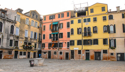 Italy. Venice. Campo San Silvestro