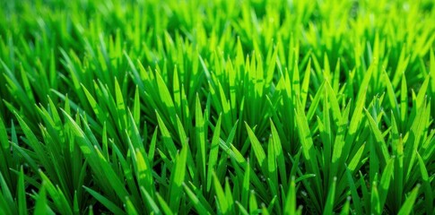 Obraz premium Vibrant green grass texture, seamless repeat pattern, pattern, meadow, summer