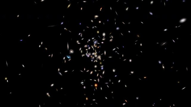 Galaxies Large Cluster Seamless Loop