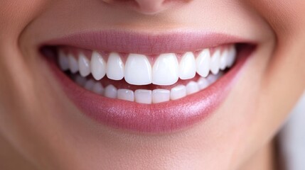 Obraz premium A Radiant Smile: Perfect Teeth and Healthy Gums