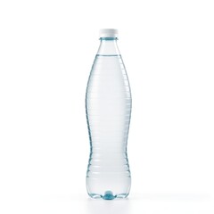 Naklejka premium Transparent plastic Bottle of Water