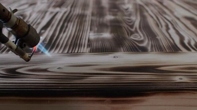 Shou Sugi Ban Table Top