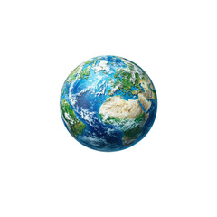 Fototapeta premium Planet Earth A Detailed 3D Rendering of Our World