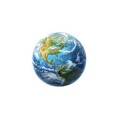 Fototapeta premium Earth Globe - North and South America View