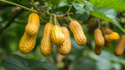 peanut flowers in yellow colour
